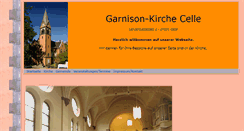 Desktop Screenshot of garnison-kirche-celle.de