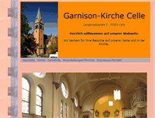 Tablet Screenshot of garnison-kirche-celle.de